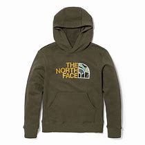 The North Face Division Boys 8-20 Camp Fleece Po Hoodie New Taupe Green  NWT