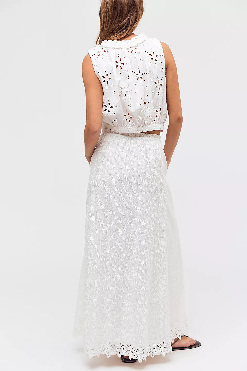 Madelyn Cotton Maxi Skirt Set Women's size: SMALL