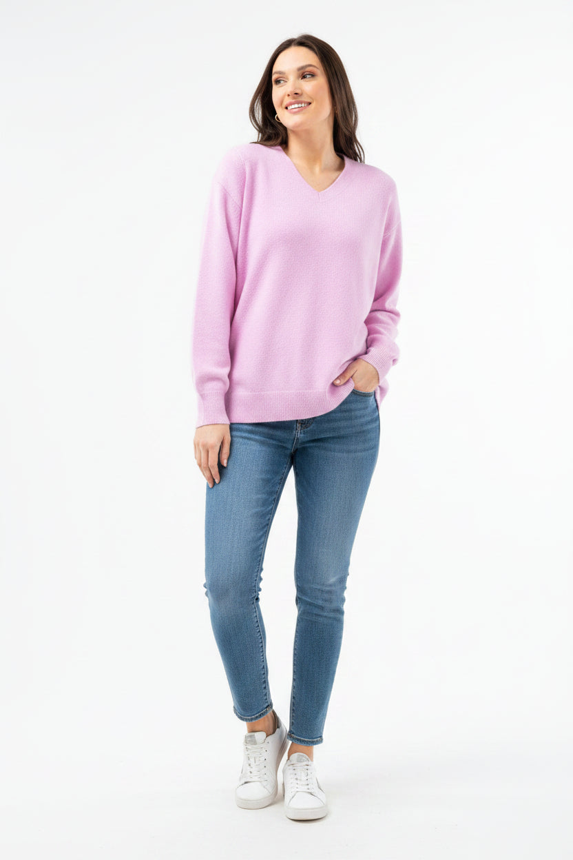 Mary Square - Hazel Top - Orchid  Small