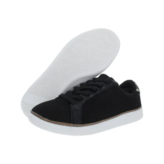 Dr. Scholl's Seaside Women's Lace-Up Low Top Cushioned Sneakers - Black - Size 5.5 M
