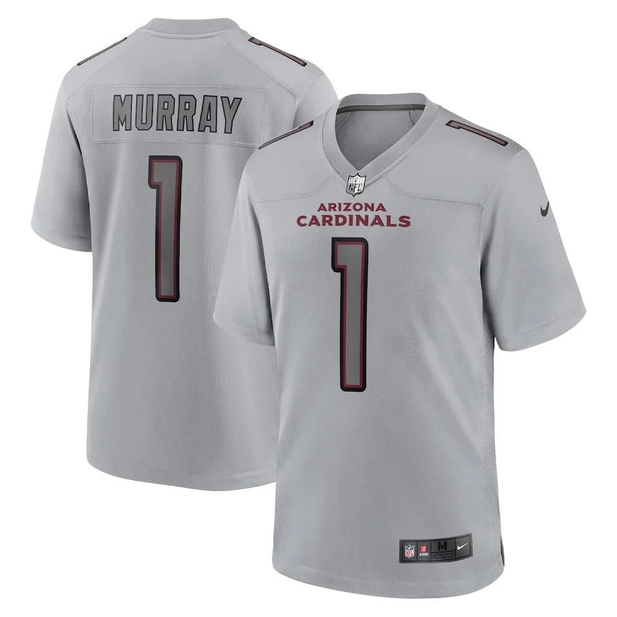 Nike Women's Kyler Murray #1 Arizona Cardinals Atmosphere Fashion Game Jersey (Size : Small) - Gray