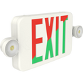 RAB ECOMBO34 LED Exit Emergency Combo - White with Red/Grn Letters