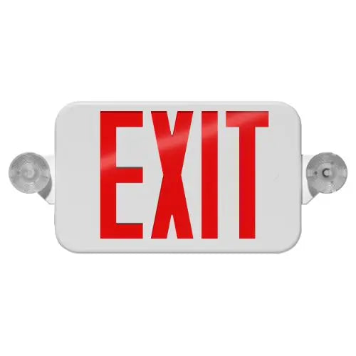 RAB ECOMBO34 LED Exit Emergency Combo - White with Red/Grn Letters