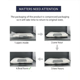 2Pcs Ergonomic Neck Pillows – Adjustable Orthopedic Sleep Support