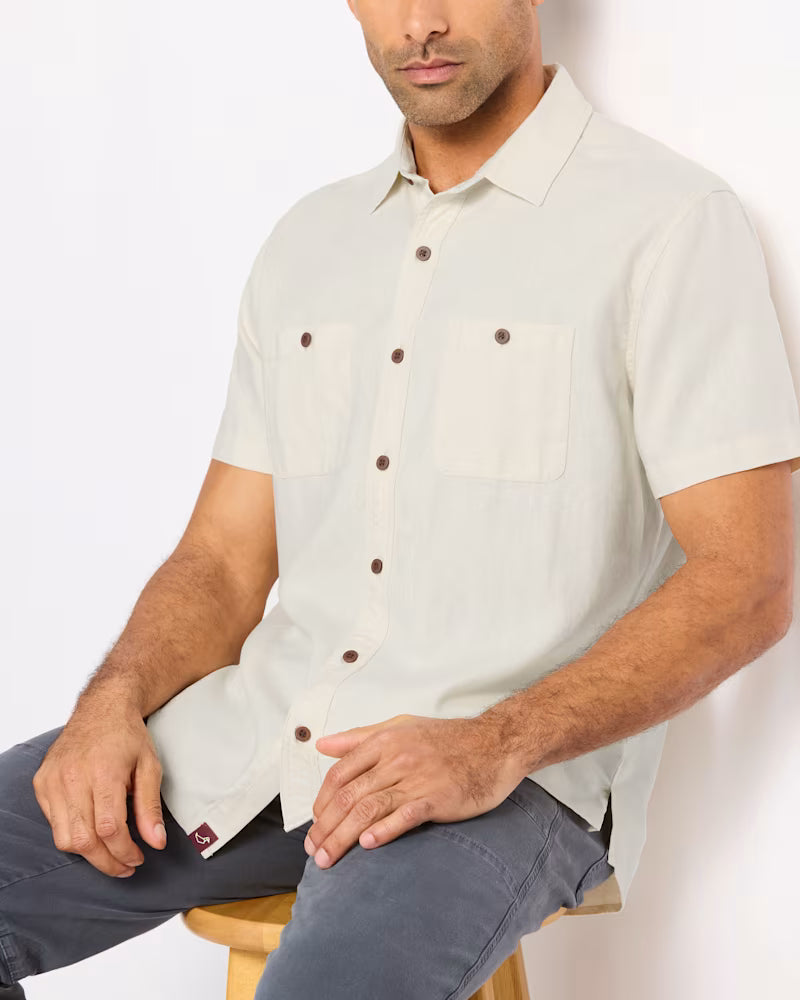 Alesbury Hemp Lyocell Relaxed Fit Shirt Size L