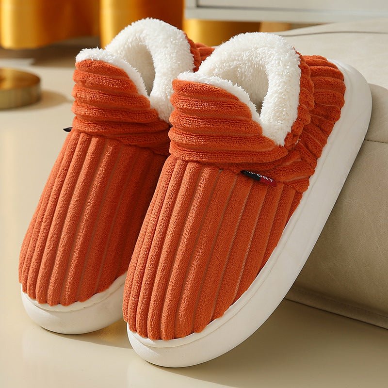 Non-Slip Plush House Slippers Size: 44-45