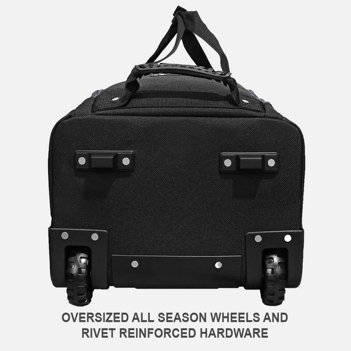CaddyDaddy Enforcer Golf Travel Bag Crush Resistant Hard Top Protection, Blk/Grey