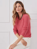 J. McLaughlin Etta Cashmere Sweater Maple Color (Size: M)
