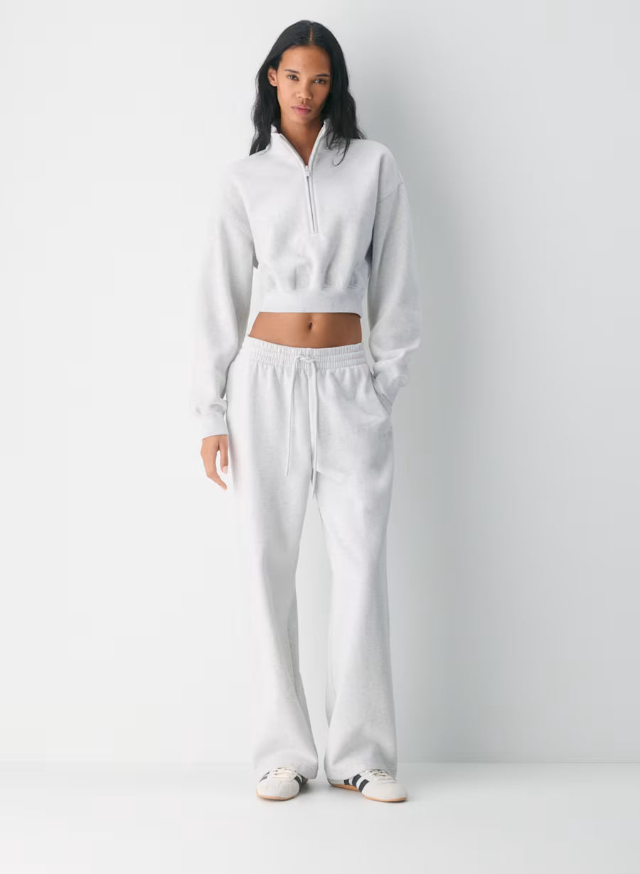 Aritzia Cozy Sweatfleece Boyfriend Wide Sweatpant Size M