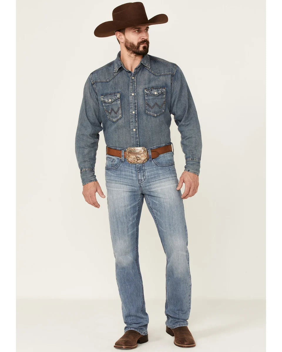 Cody James Men's Buckskin Wash Jackson Slim Straight Stretch Denim Jeans Size 32/32