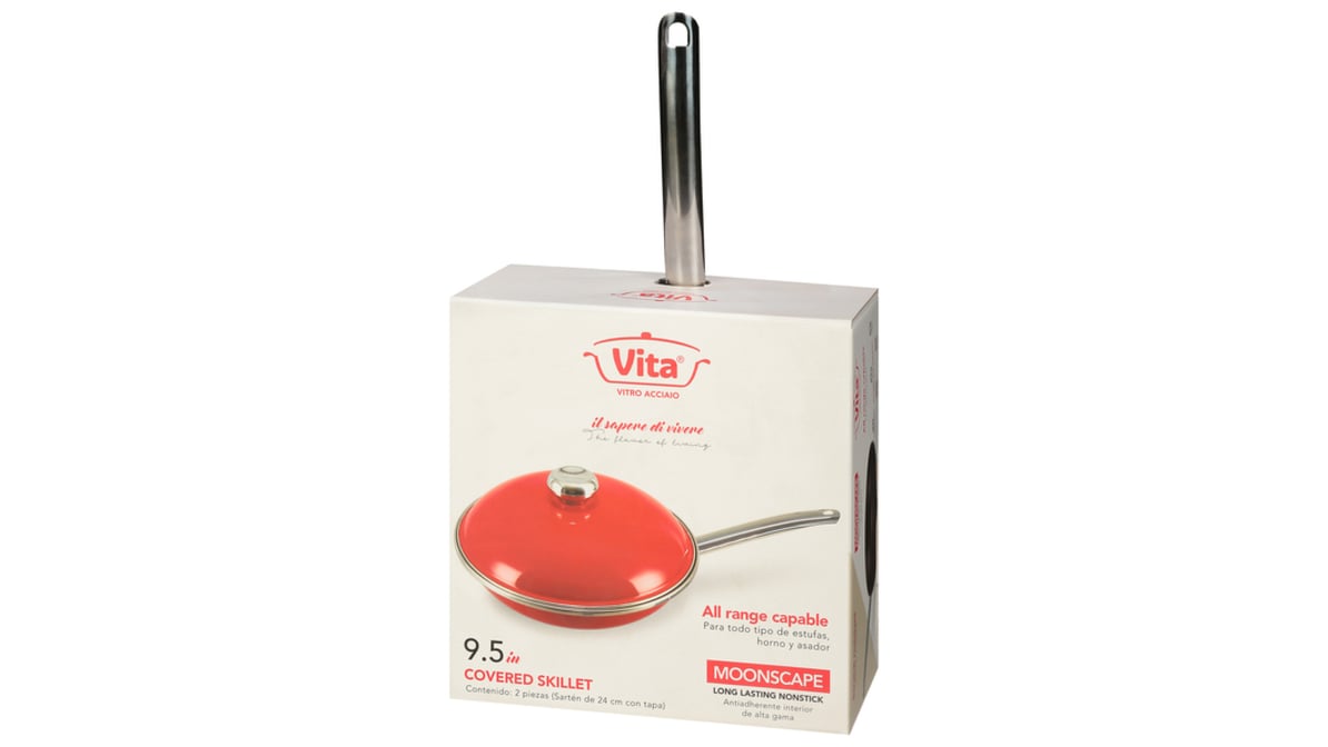 Vita 9.5in Covered Skillet