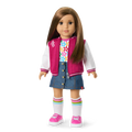Truly Me™ 18-inch Doll #107 with straight brown hair