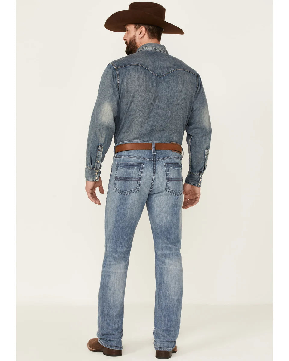 Cody James Men's Buckskin Wash Jackson Slim Straight Stretch Denim Jeans Size 32/32