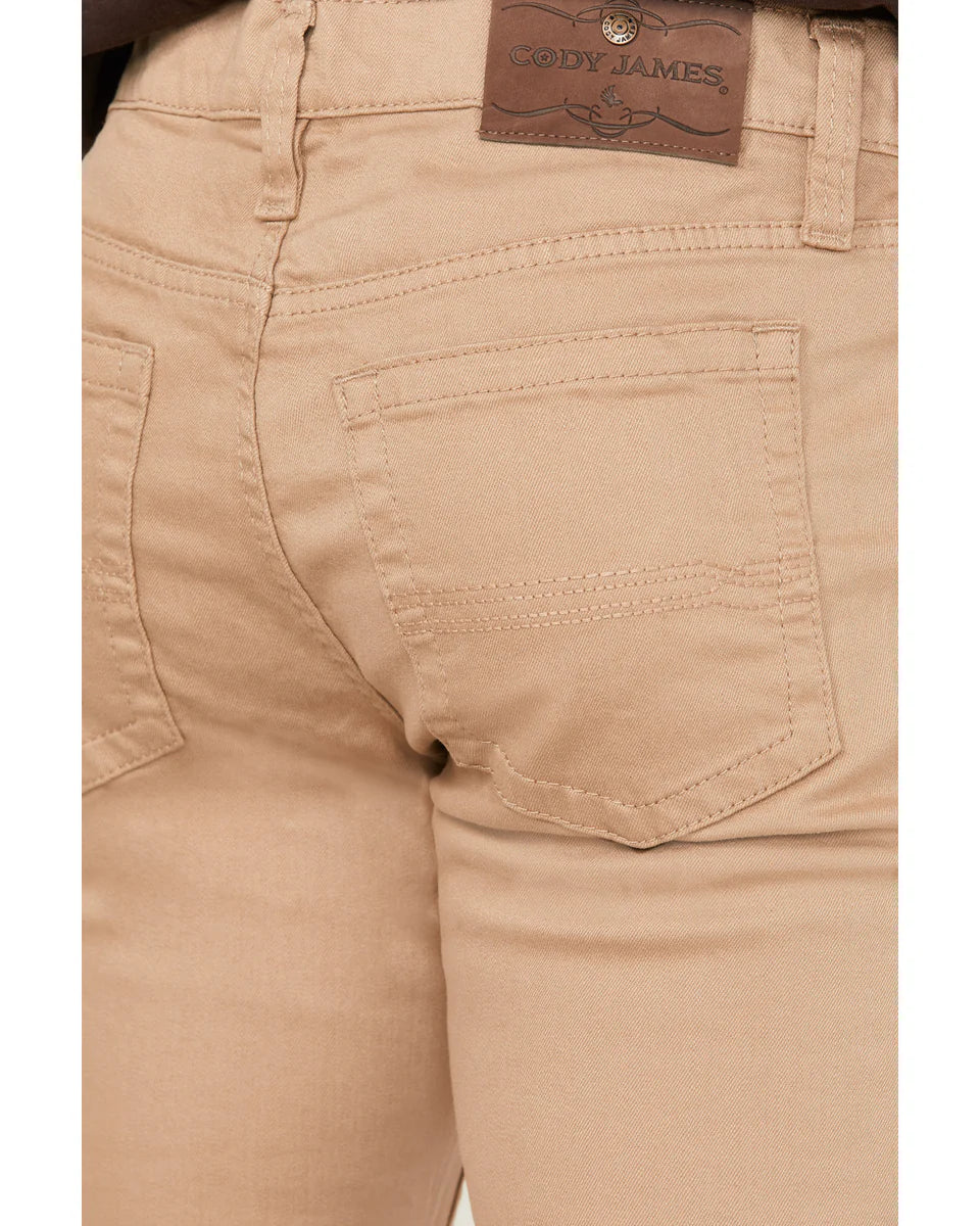 CODY JAMES Men's 36/32 Jackson Slim Straight Stretch Jeans - Tan
