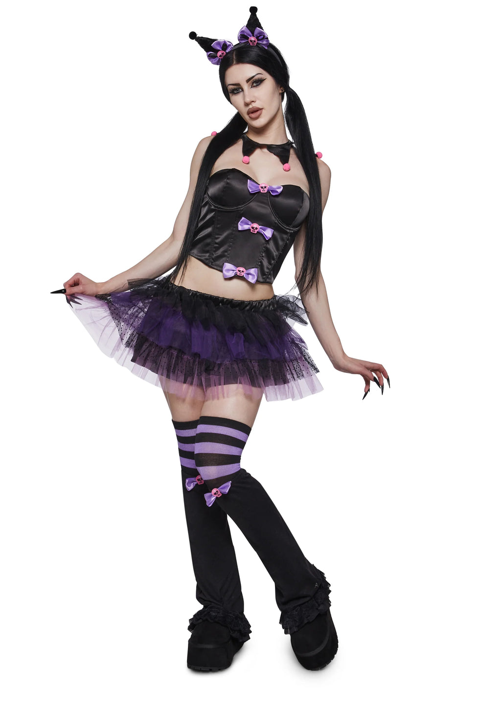 Trickz N' Treatz Punk Bunny Cartoon Costume  Size X Large