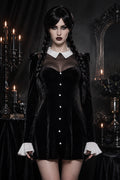 TRICKZ N TREATZ:WEDNESDAY COSTUME  SIZE XX SMALL