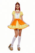 Trickz N' Treatz Game Yellow Princess Costume Size Medium