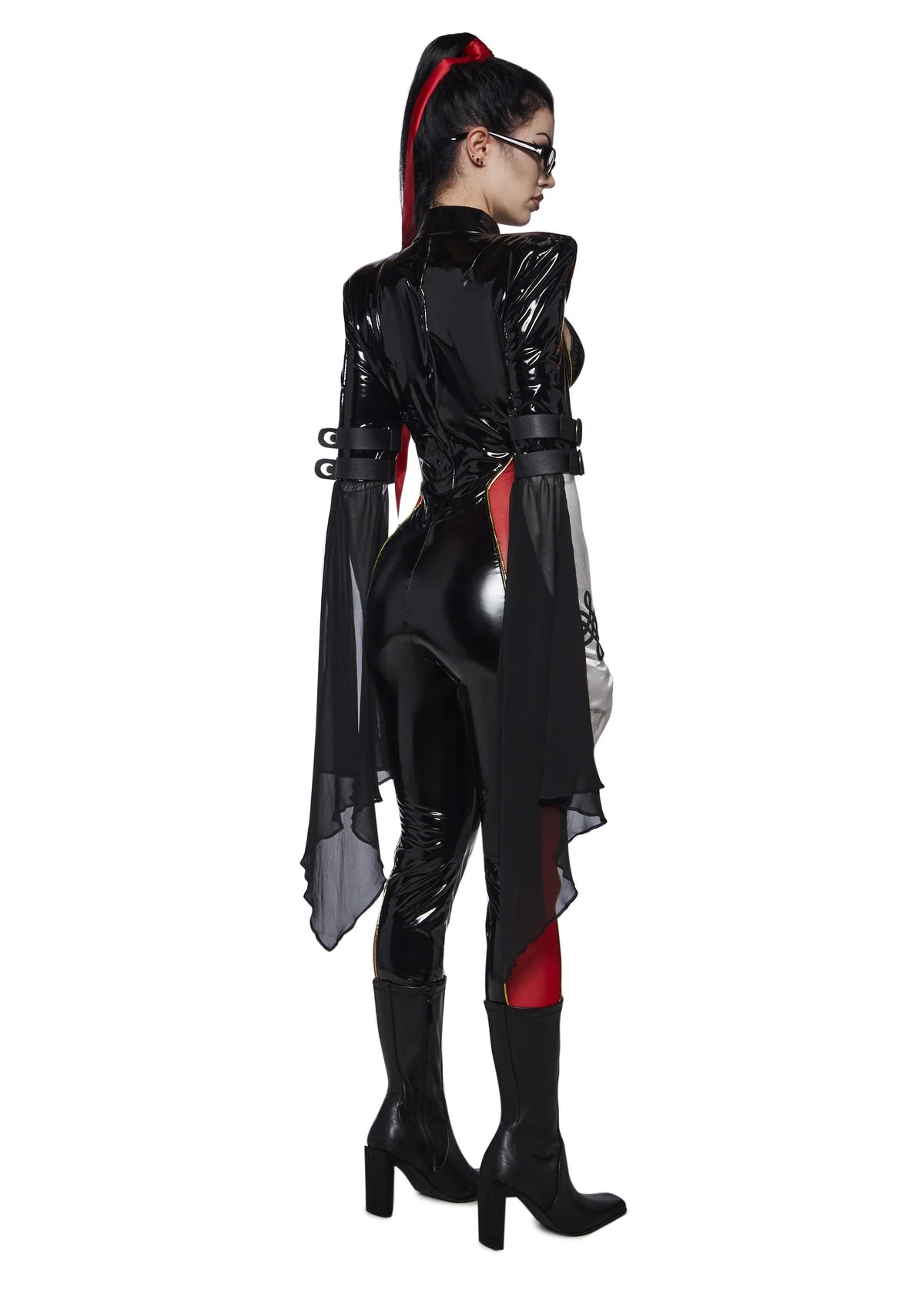Trickz N' Treatz Gun Witch Jumpsuit Game Costume Size Medium