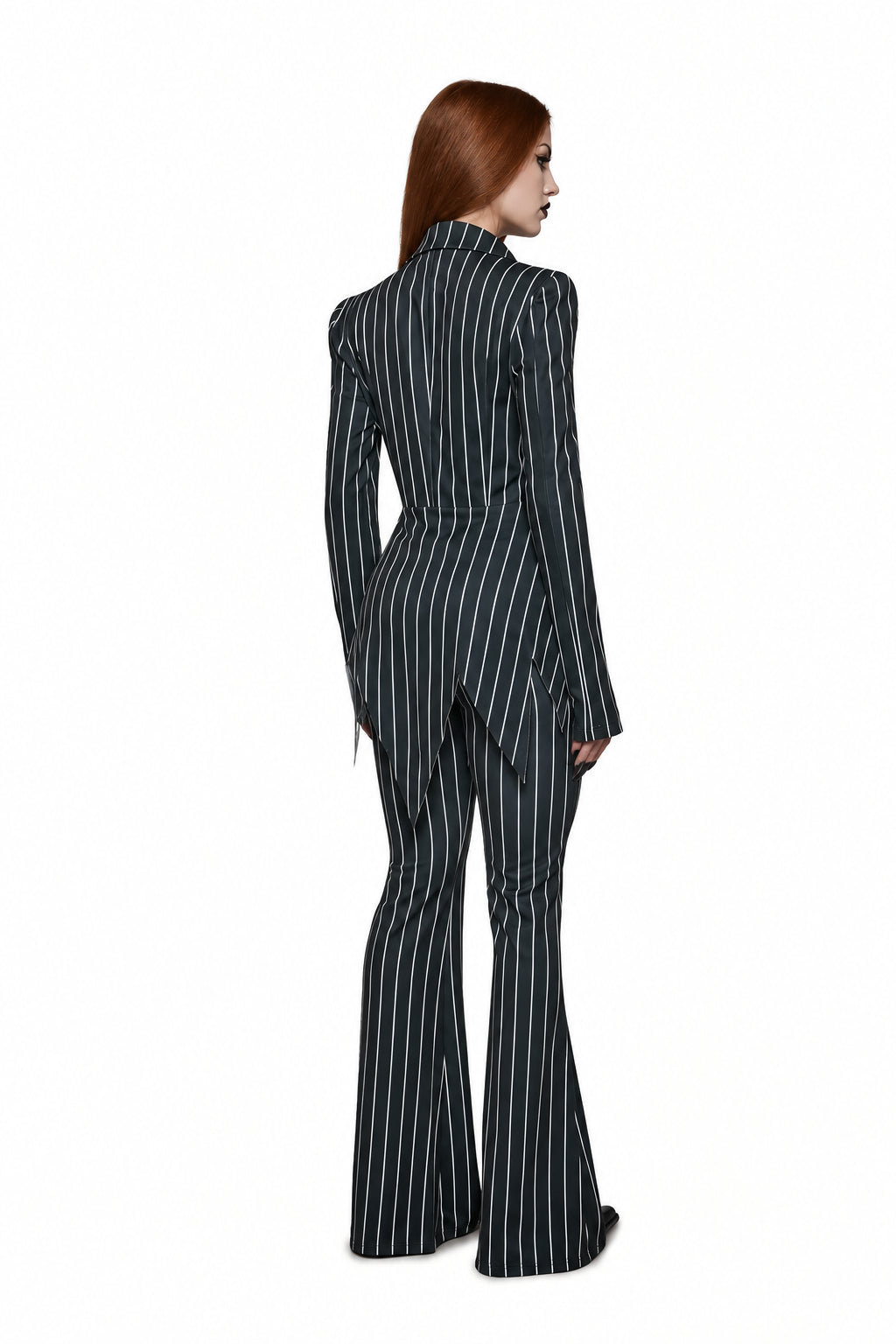Trickz N' Treatz Skeleton King Pinstripe Costume Size Large
