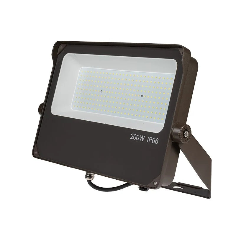 200W LED Flood Light With Yoke Mount - 29,000 Lumens - 1000W MH Equivalent - 5000K (NEW, OPEN BOX)