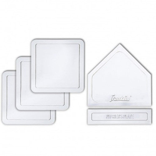 Franklin Sports 1985 MLB Throw Down Rubber Base Set