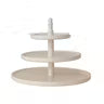 MDF Lacquered 3-Tier Tray, White