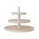 MDF Lacquered 3-Tier Tray, White