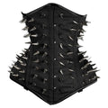 Lara Leather Steampunk Steel Boned Cotton Under Bust Corset