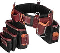 FUERI 26 Pocket Heavy Duty Leather Nylon Tool Belt & Bag