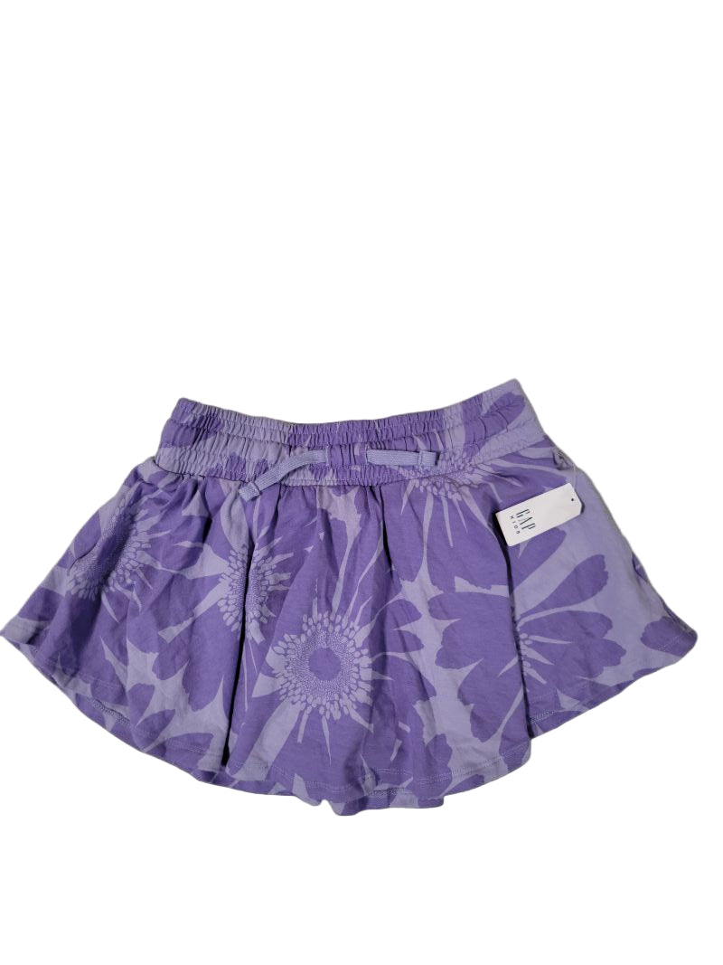 GAP KIDS Purple Sunflower Skort, Size M (8)