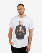 Godfather Front And Back Tee- White/New With Tags