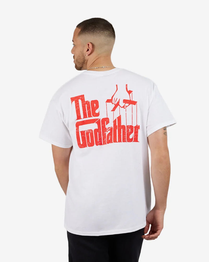 Godfather Front And Back Tee- White/New With Tags