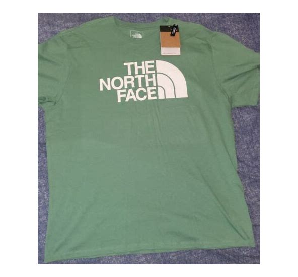 The North Face Division Ss Half Dome Tee Grass Green NWT