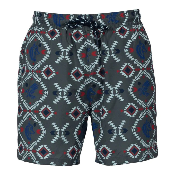 Greyson Running Water Wolf Torch Swim Short / Scareb Size L