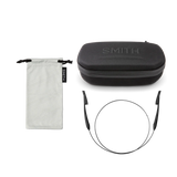 SMITH OPTICS Guide's Choice with ChromaPop Polarchromic Glass Lenses in Matte Black Frame with Rose Blue Mirror Lens