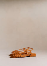 Sezane Women's Josepha Low Sandals - Caramel (Size 6)