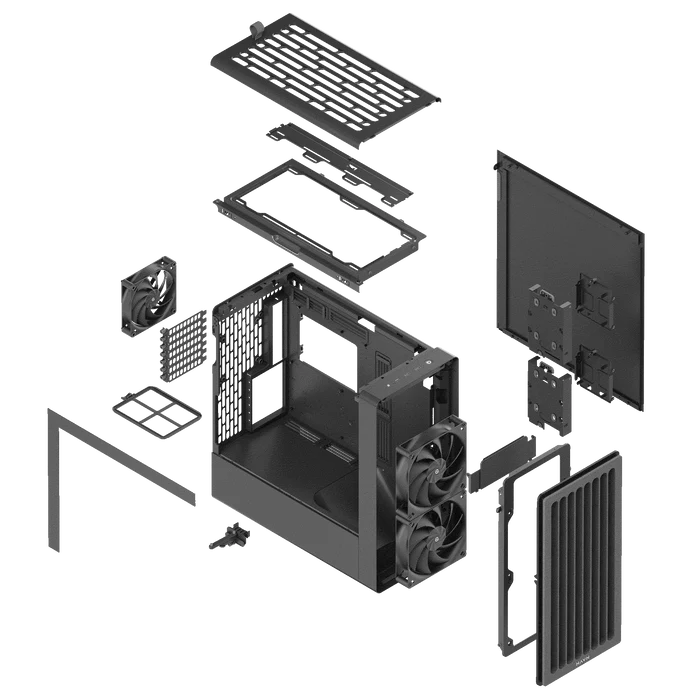 HAVN BF 360 Flow Premium Mid Tower HVN-CA-BF360-04 - Black