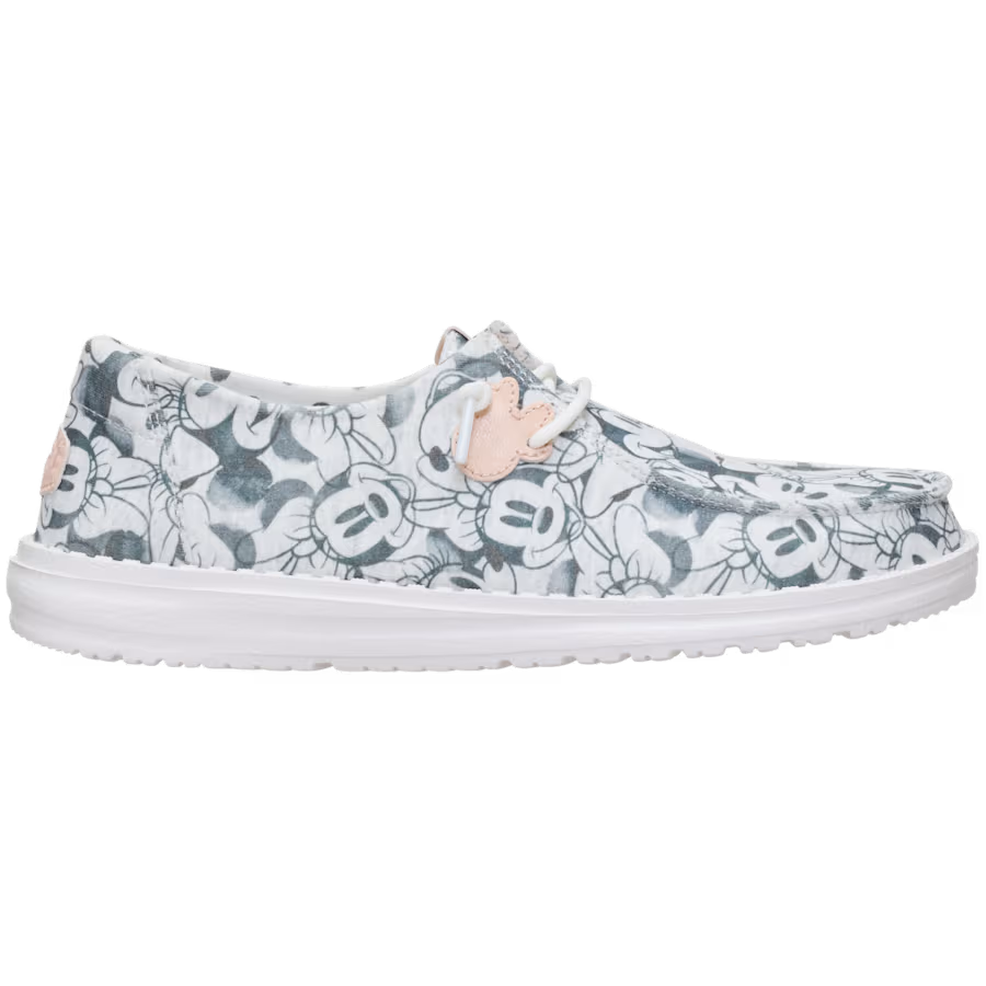 HEYDUDE Women's Wendy Minnie Mouse Print - Grey Multi - 8