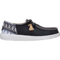 HEYDUDE Women's Wendy Funk Beach Woven in Black/Multi - 8
