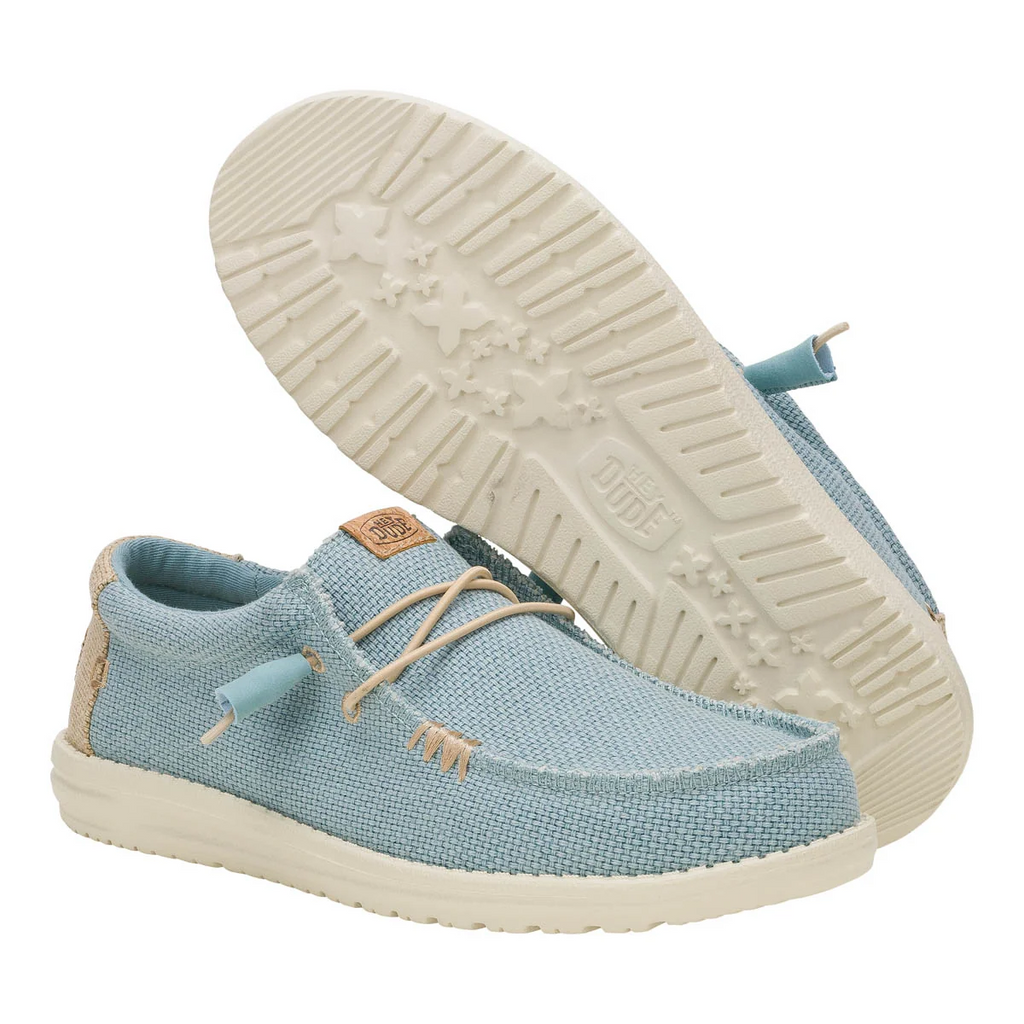 HEYDUDE Men's Wally Braided in Aqua/Tan - 9