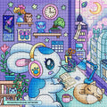 Diamond Art Club Home Bunny - 22" x 22"