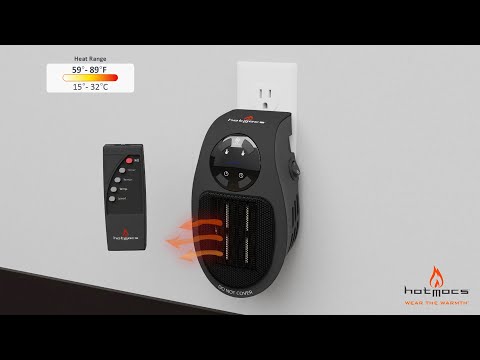 HOTMOCS Portable Wall Heater - Black