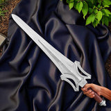 41" Handmade Hee-Man Master Sword with Leather Scabbard Collectible Norse Medieval Replica