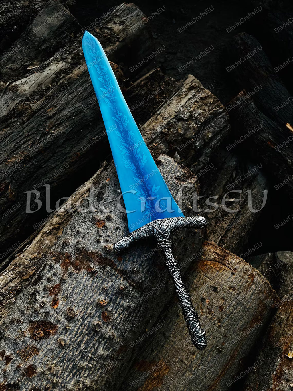 Handmade Dark Moon Greatsword Replica 42" | Full Metal Elden Ring Inspired Moonlight Sword | Fantasy Medieval Display Sword