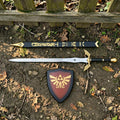 The Legend of Zelda Master Sword Replica – Handmade - Approx. 41" Display Sword with Scabbard & Wall Mount