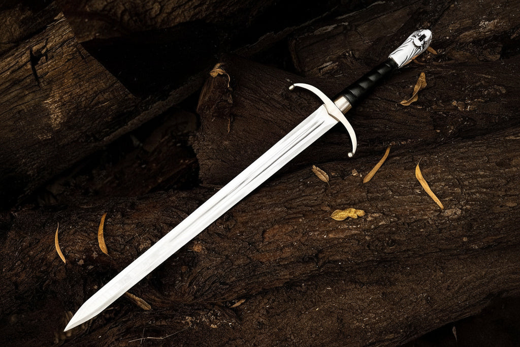 Jon Snow's Longclaw – Game of Thrones Replica Sword | Approx. 40" Display & Cosplay with Wall Plaque
