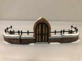 Dept 56: Churchyard Gate and Fence- Dickens' Village Collection ; Department 56 - RETIRED, Vintage Christmas Village Accessory / Fence