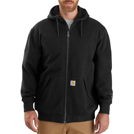 CARHARTT - Paxton Thermal Lined Full Zip Sweatshirt-Black, Men L