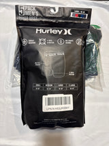 Hurley mens 5 Pack Stretch Boxer Briefs