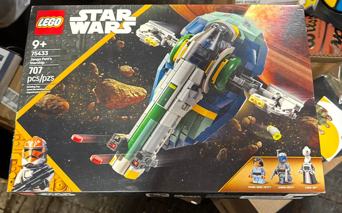 LEGO Star Wars: Attack of The Clones Jango Fett's Starship Building Toy - Pretend Play Set for Boys & Girls, Ages 9+ - Collectible Model Kit & Kids Room Decor - Gift for Birthdays - 75433